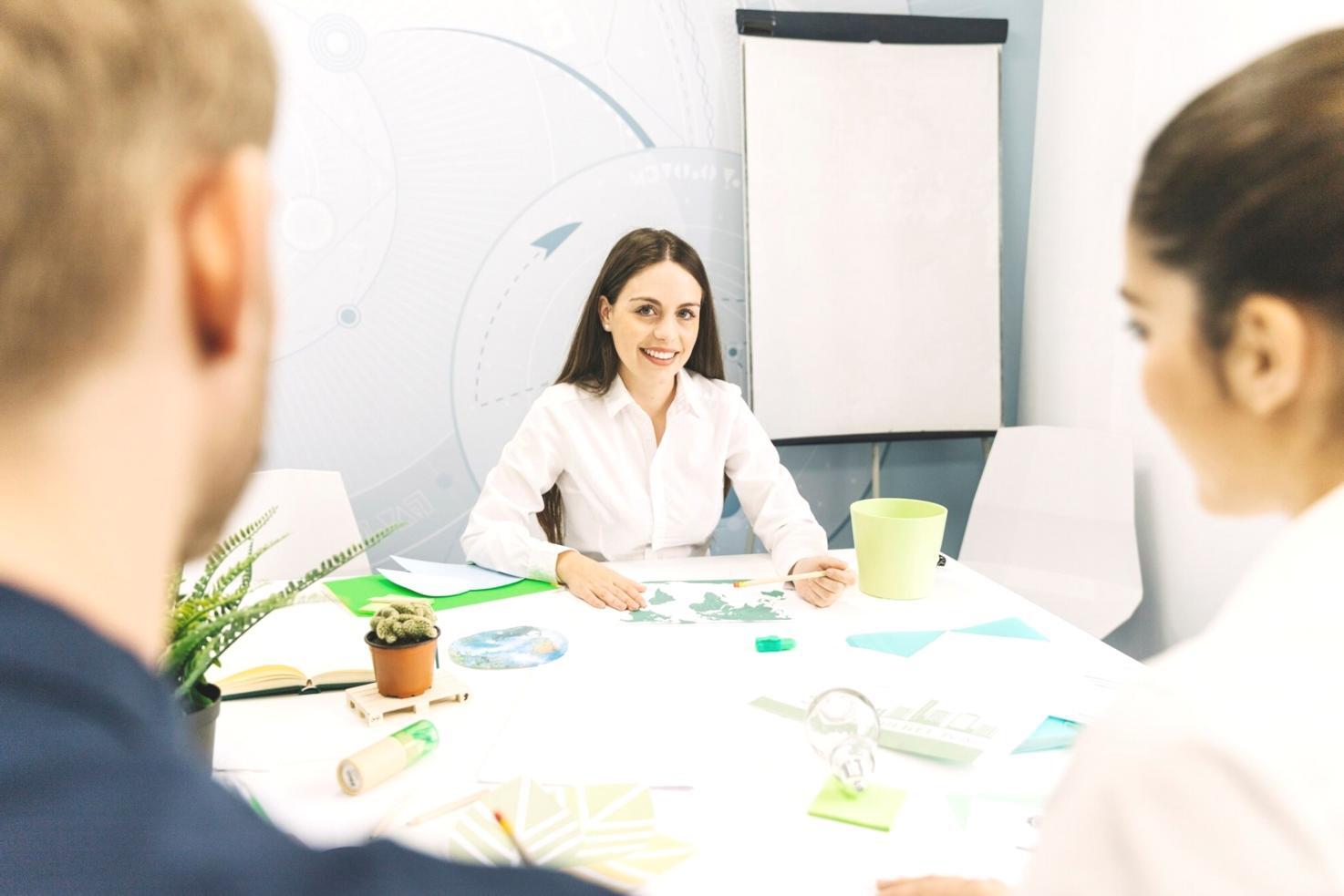 Professional financial consultation meeting with budget planning documents and analysis charts